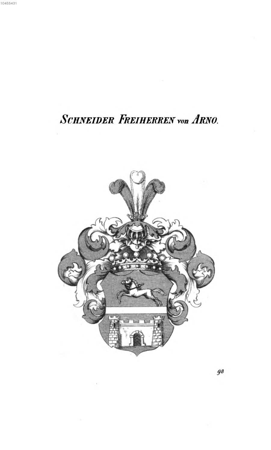 Schneider von Arno 4 — Tyroff オーストリア君主国紋章集の原図