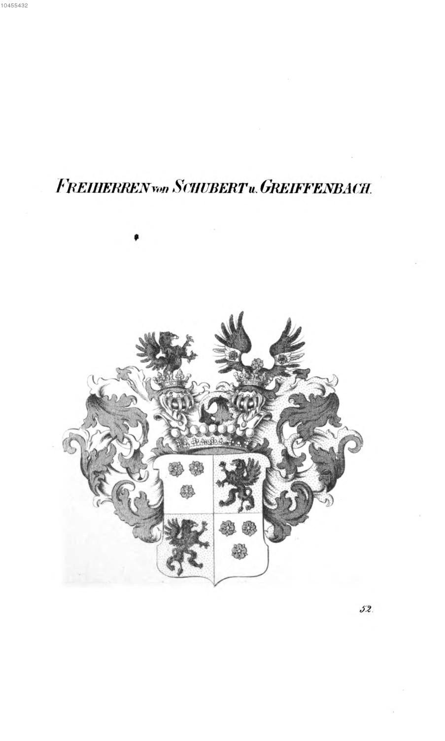 Schubert und Greiffenbach 2 — Tyroff オーストリア君主国紋章集の原図