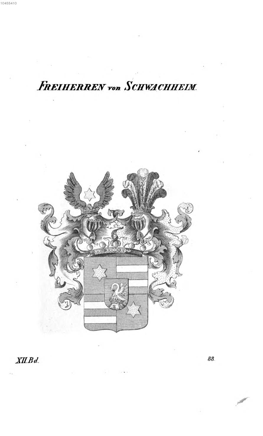 Schwachheim — Tyroff オーストリア君主国紋章集の原図