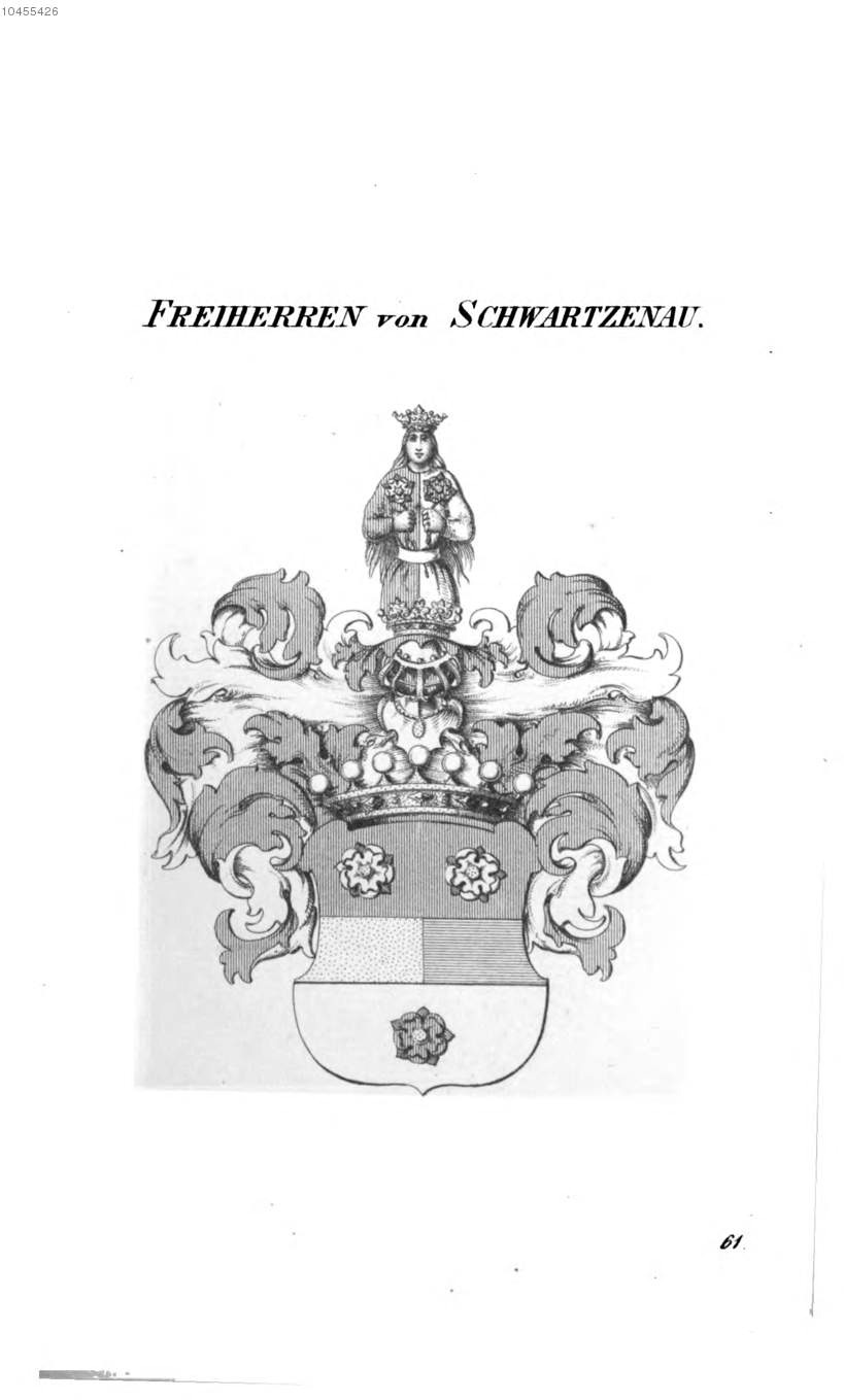 Schwartzenau — Tyroff オーストリア君主国紋章集の原図