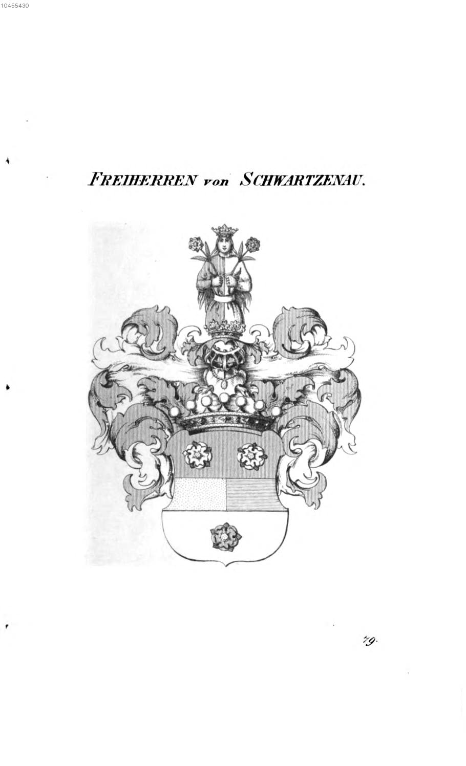 Schwartzenau 2 — Tyroff オーストリア君主国紋章集の原図