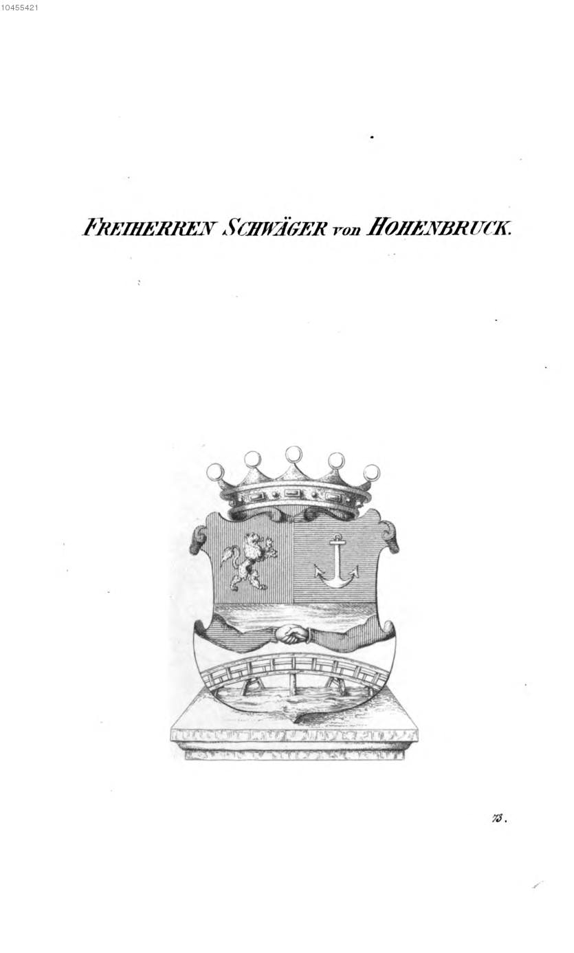 Schwäger von Hohenbruck 2 — Tyroff オーストリア君主国紋章集の原図