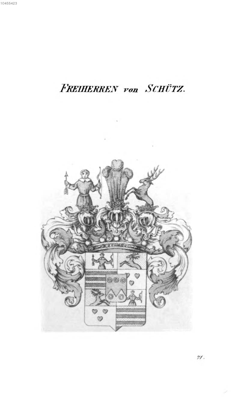 Schütz — Tyroff オーストリア君主国紋章集の原図