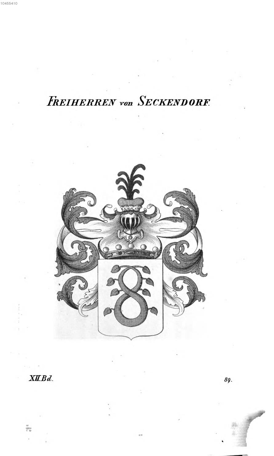 Seckendorff 2 — Tyroff オーストリア君主国紋章集の原図