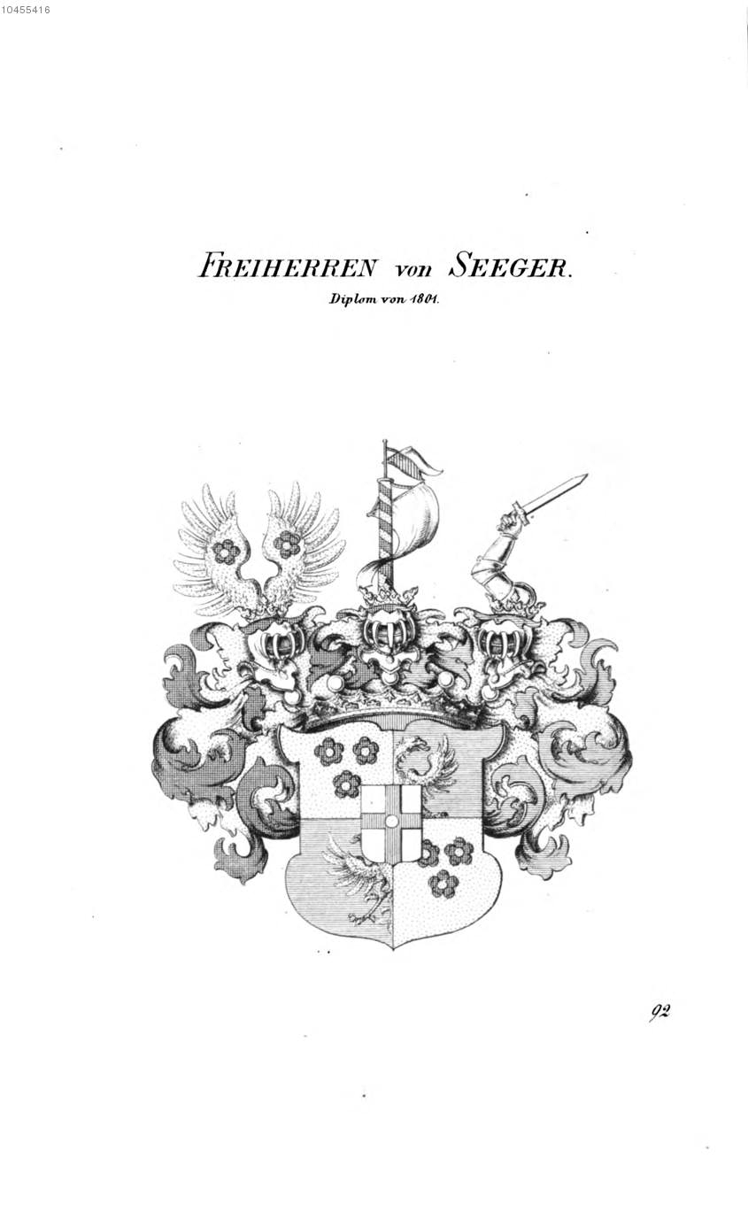 Seeger 2 — Tyroff オーストリア君主国紋章集の原図