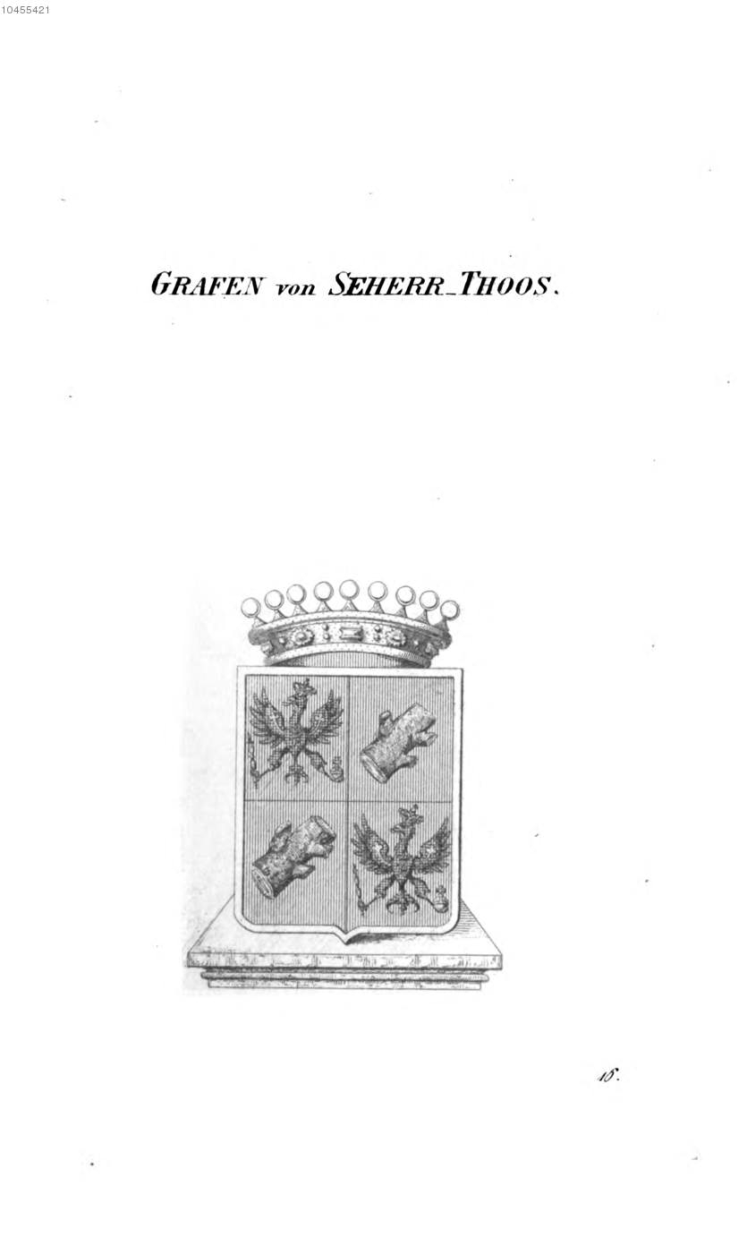 Seherr Thoos — Tyroff オーストリア君主国紋章集の原図