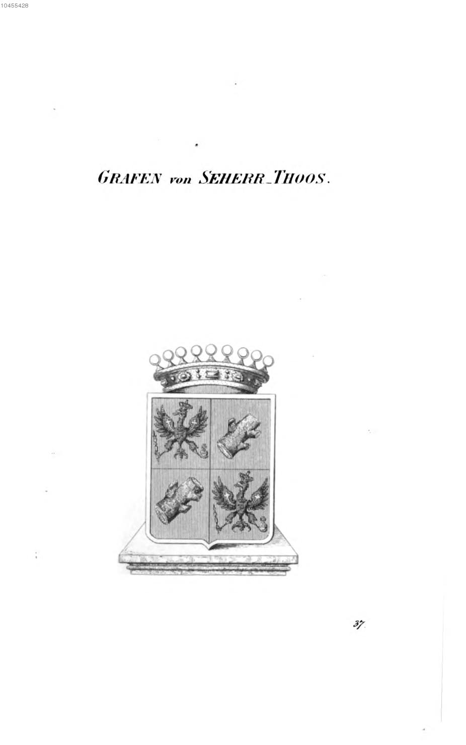 Seherr Thoos 2 — Tyroff オーストリア君主国紋章集の原図