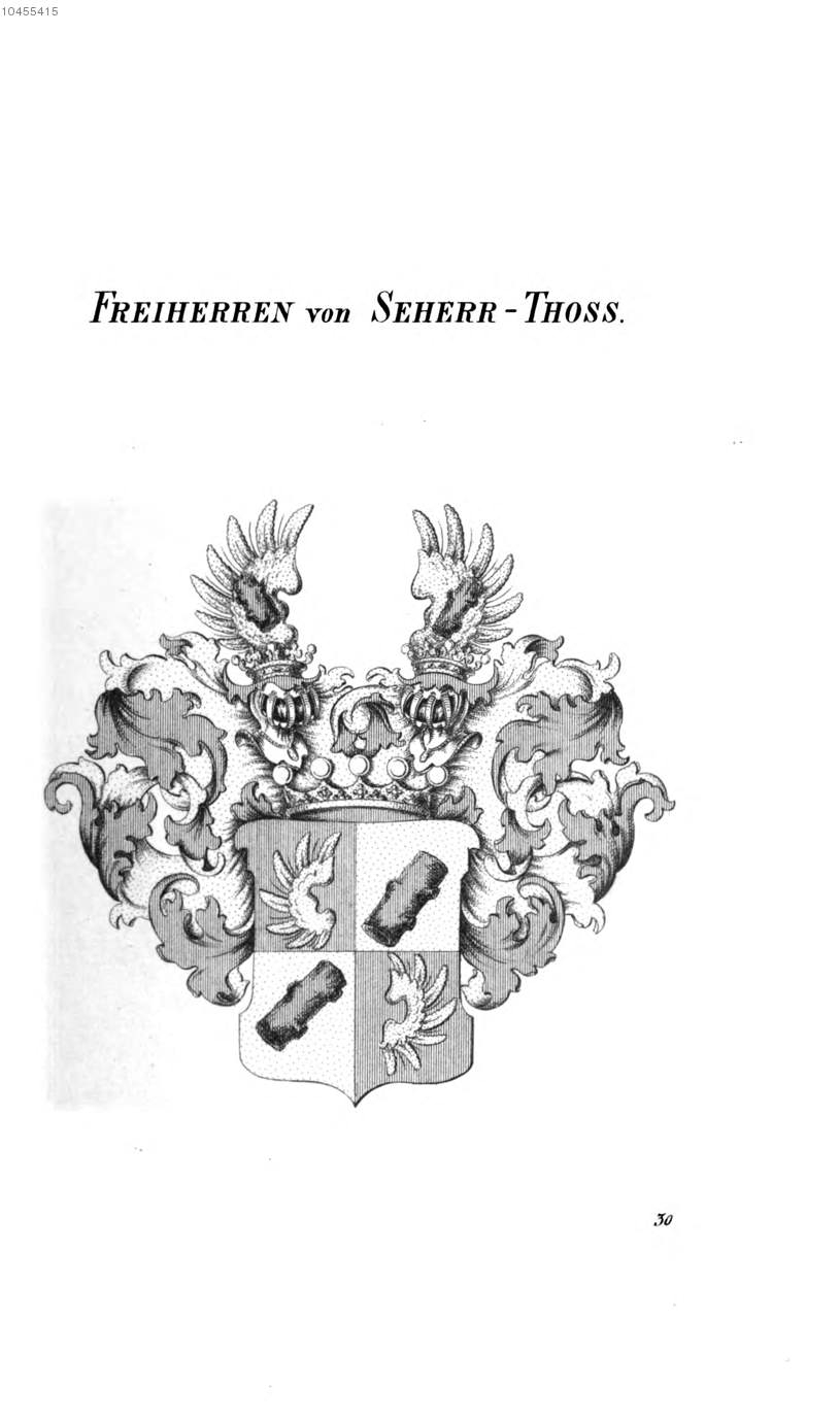 Seherr Thoss — Tyroff オーストリア君主国紋章集の原図