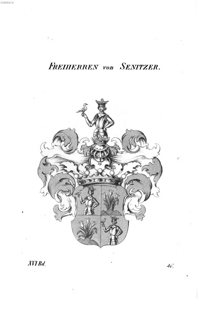 Senitzer — Tyroff オーストリア君主国紋章集の原図