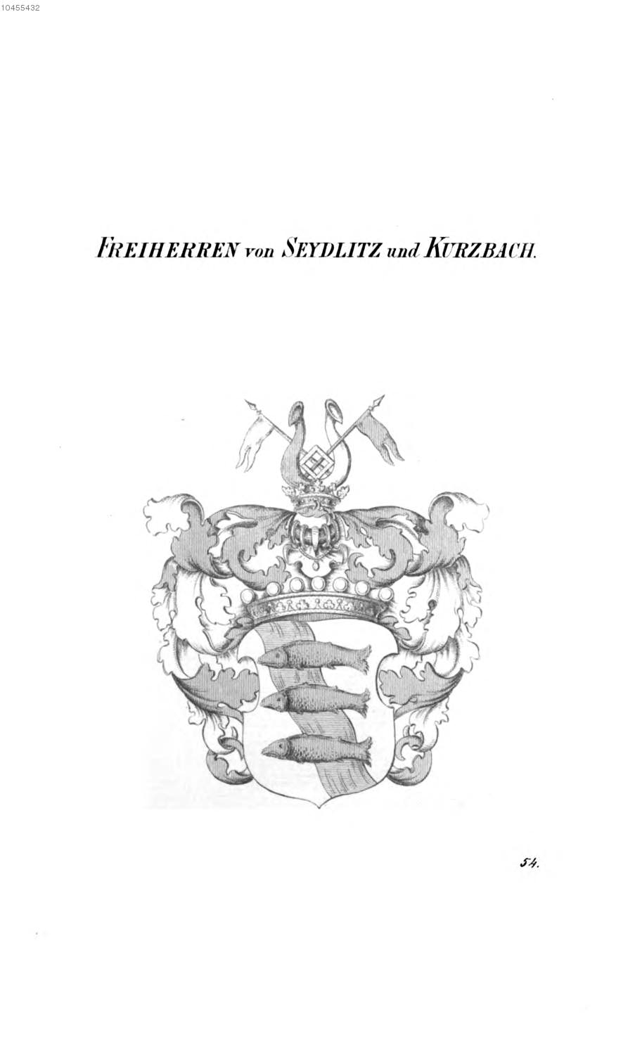 Seydlitz und Kurzbach 2 — Tyroff オーストリア君主国紋章集の原図