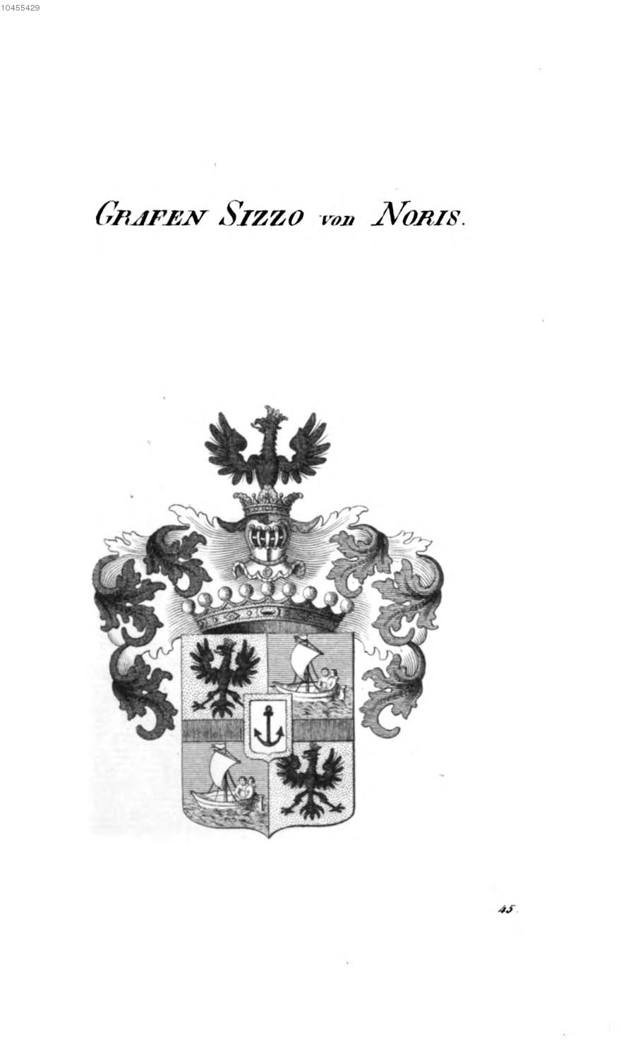 Sizzo von Noris 2 — Tyroff オーストリア君主国紋章集の原図