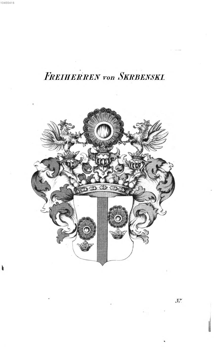 Skrbenski — Tyroff オーストリア君主国紋章集の原図