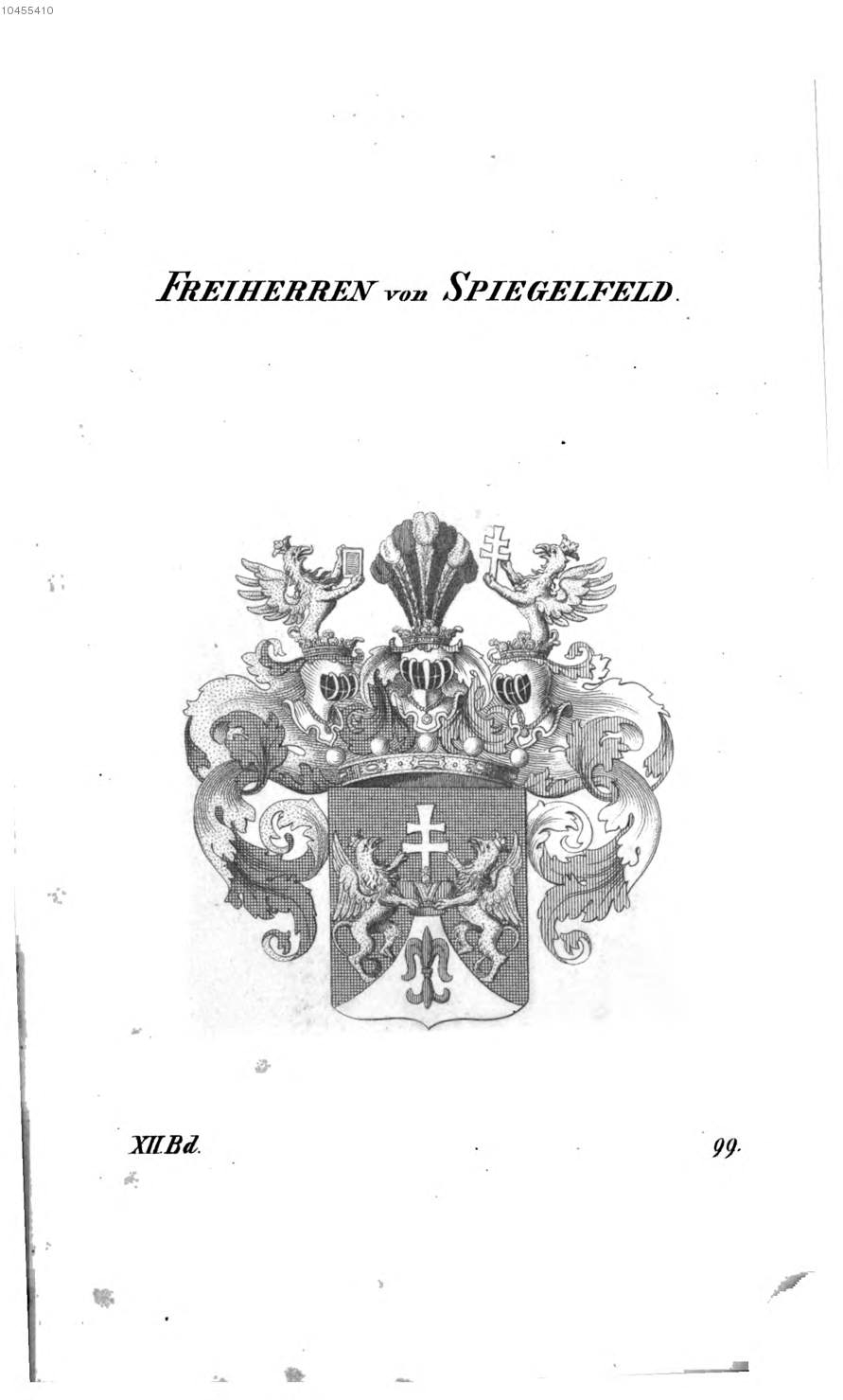 Spiegelfeld — Tyroff オーストリア君主国紋章集の原図
