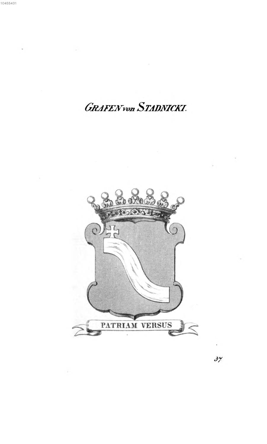 Stadnicki 3 — Tyroff オーストリア君主国紋章集の原図
