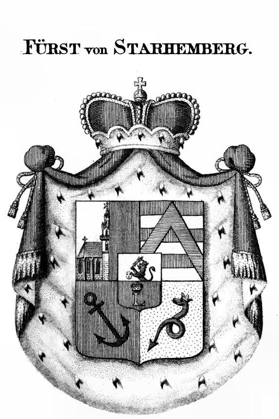 Starhemberg — Tyroff オーストリア君主国紋章集の原図