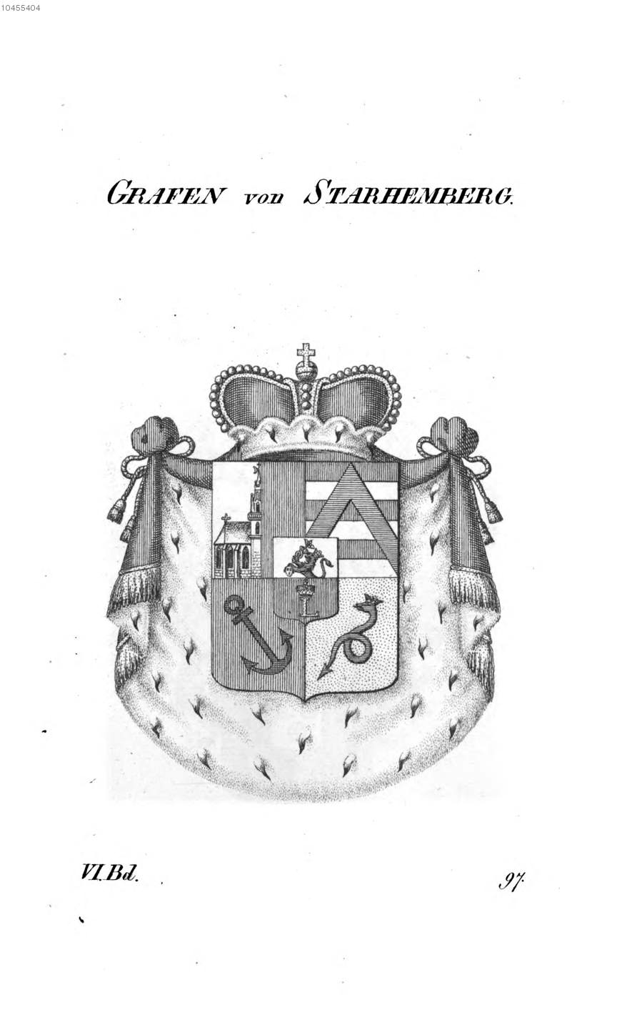 Starhemberg 2 — Tyroff オーストリア君主国紋章集の原図