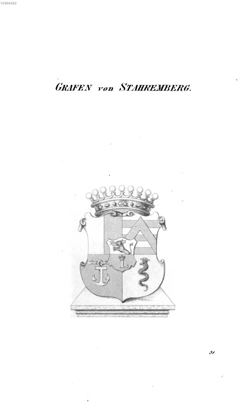 Starhemberg 4 — Tyroff オーストリア君主国紋章集の原図