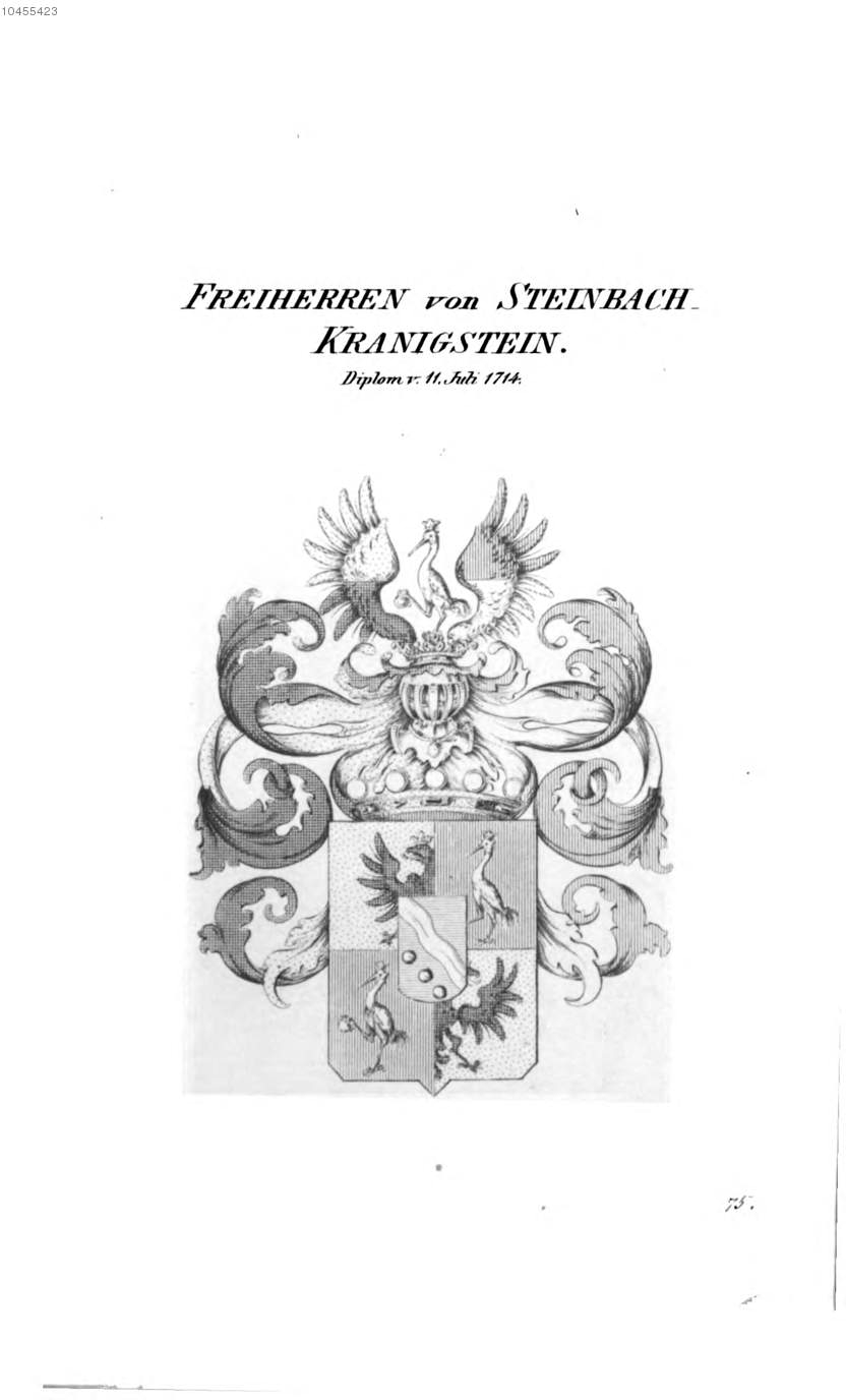 Steinbach Kranigstein — Tyroff オーストリア君主国紋章集の原図