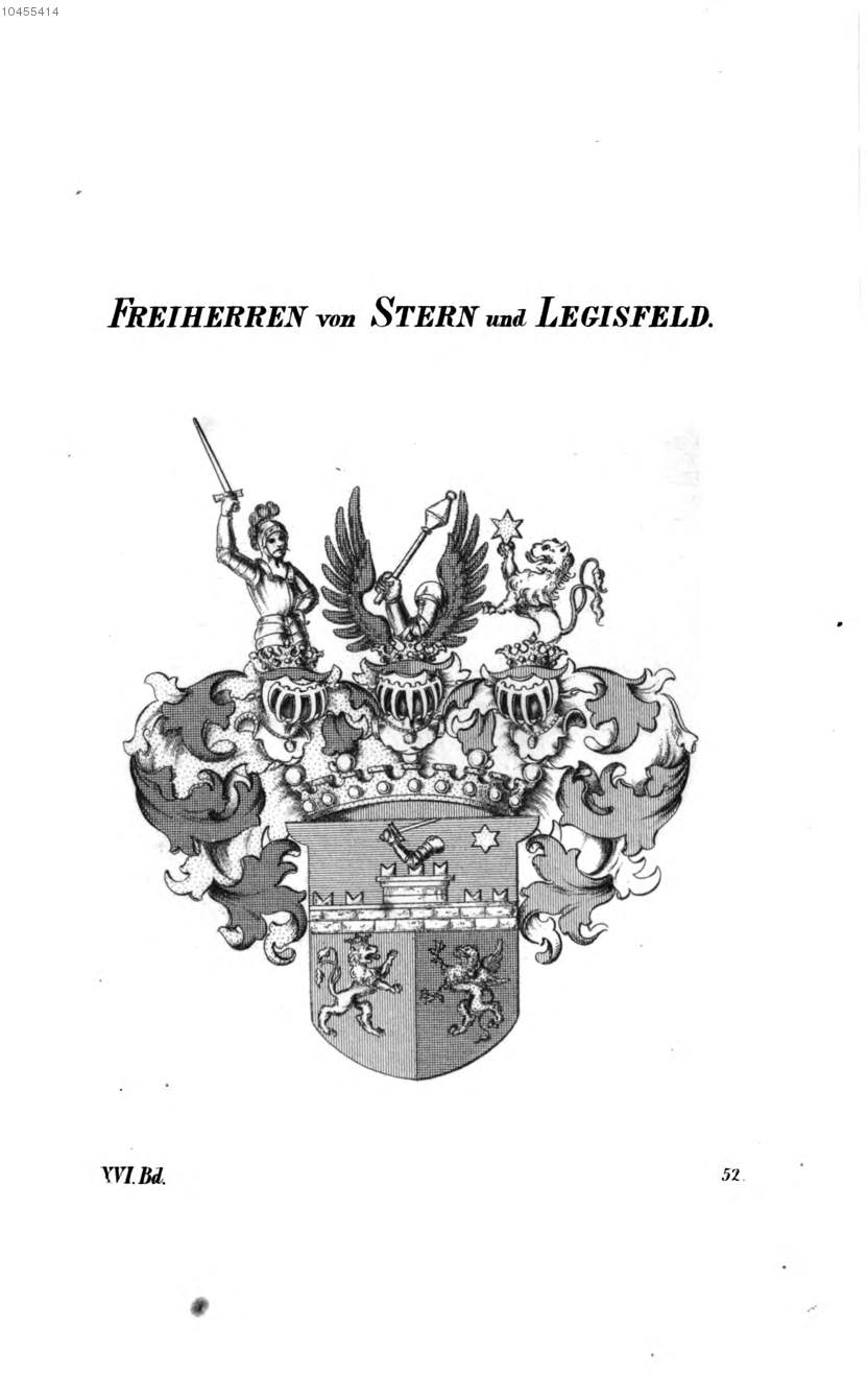 Stern und Legisfeld — Tyroff オーストリア君主国紋章集の原図