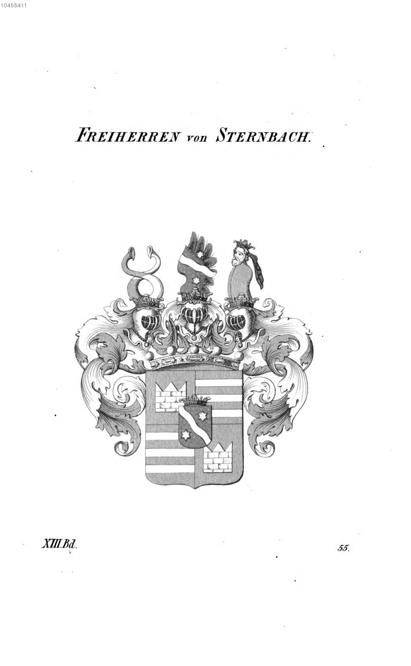 Sternbach — Tyroff オーストリア君主国紋章集の原図