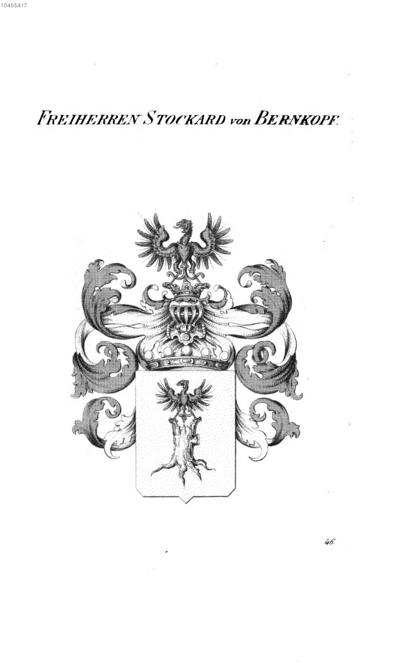 Stockard von Bernkopf — Tyroff オーストリア君主国紋章集の原図