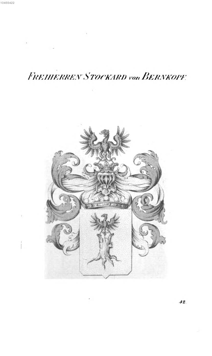 Stockard von Bernkopf 2 — Tyroff オーストリア君主国紋章集の原図