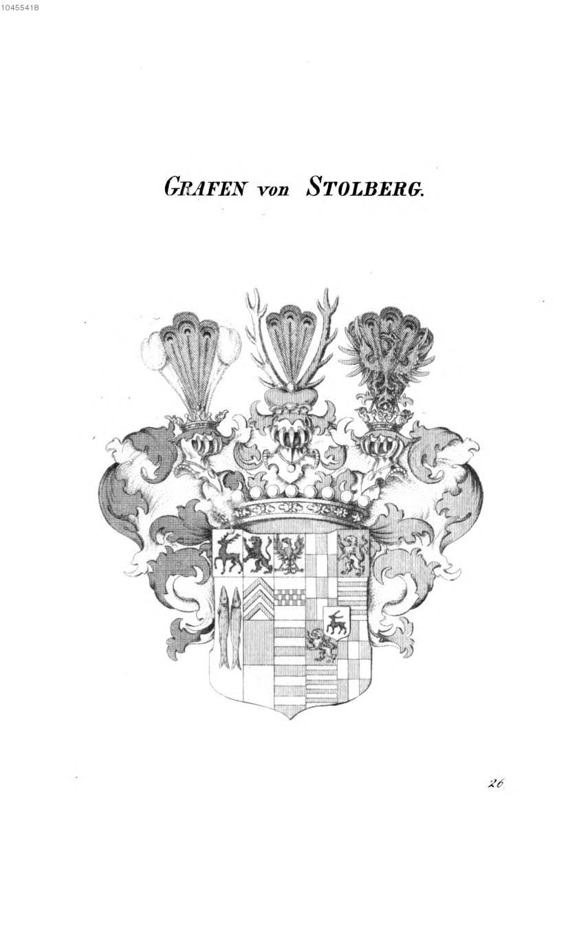 Stolberg — Tyroff オーストリア君主国紋章集の原図