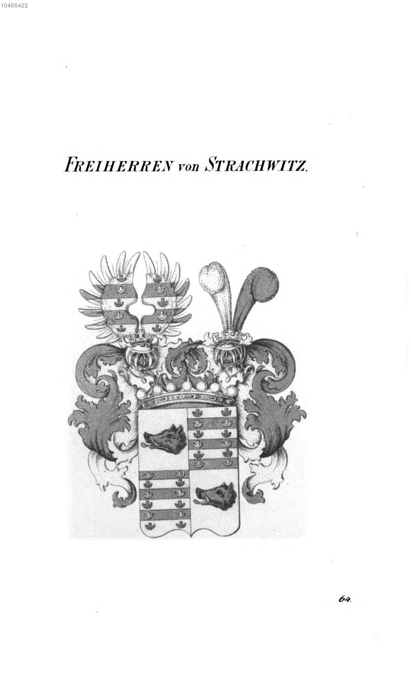 Strachwitz 3 — Tyroff オーストリア君主国紋章集の原図