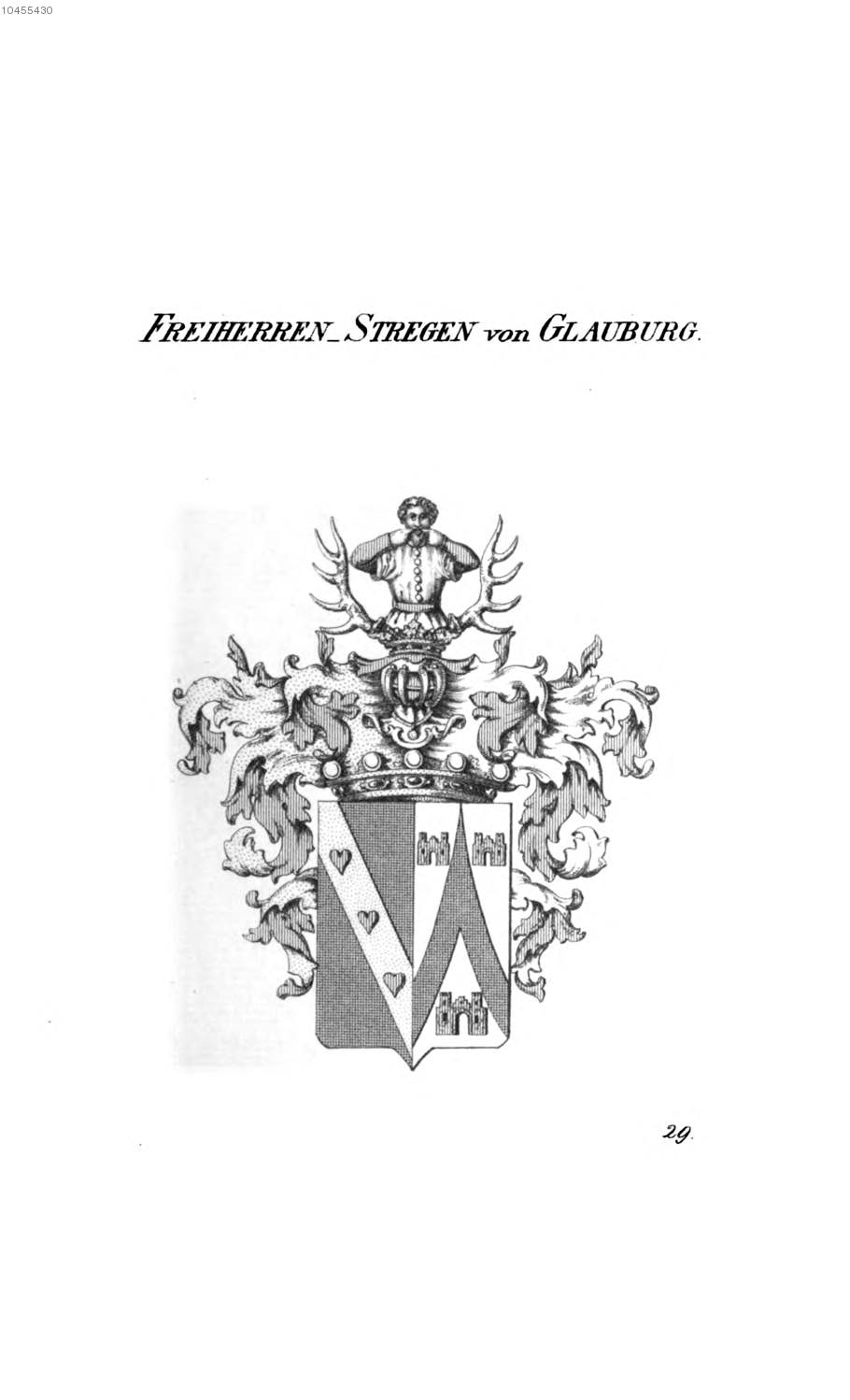 Stregen von Glauburg — Tyroff オーストリア君主国紋章集の原図
