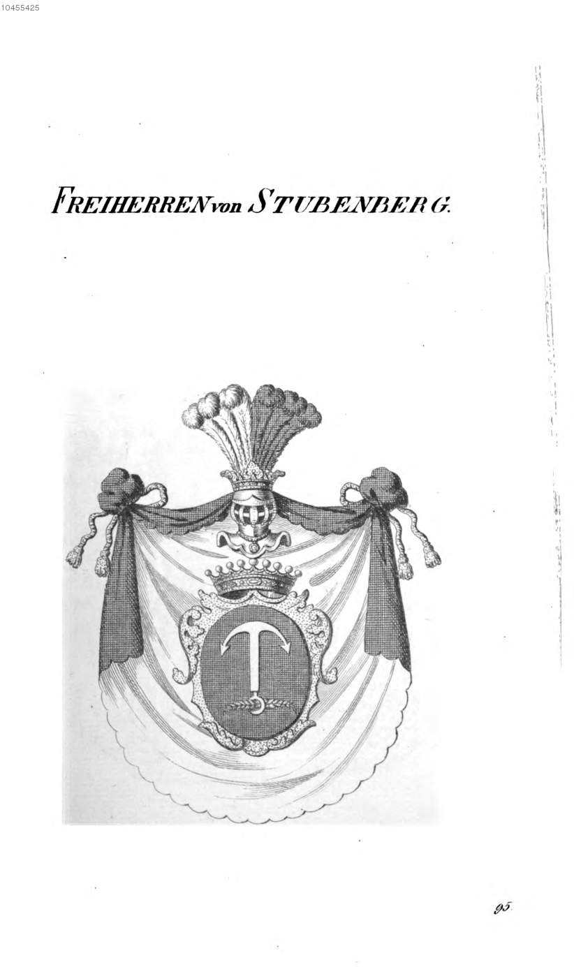 Stubenberg 4 — Tyroff オーストリア君主国紋章集の原図