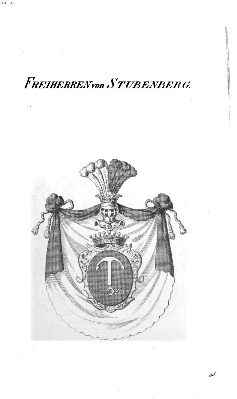 Stubenberg 5 — Tyroff オーストリア君主国紋章集の原図