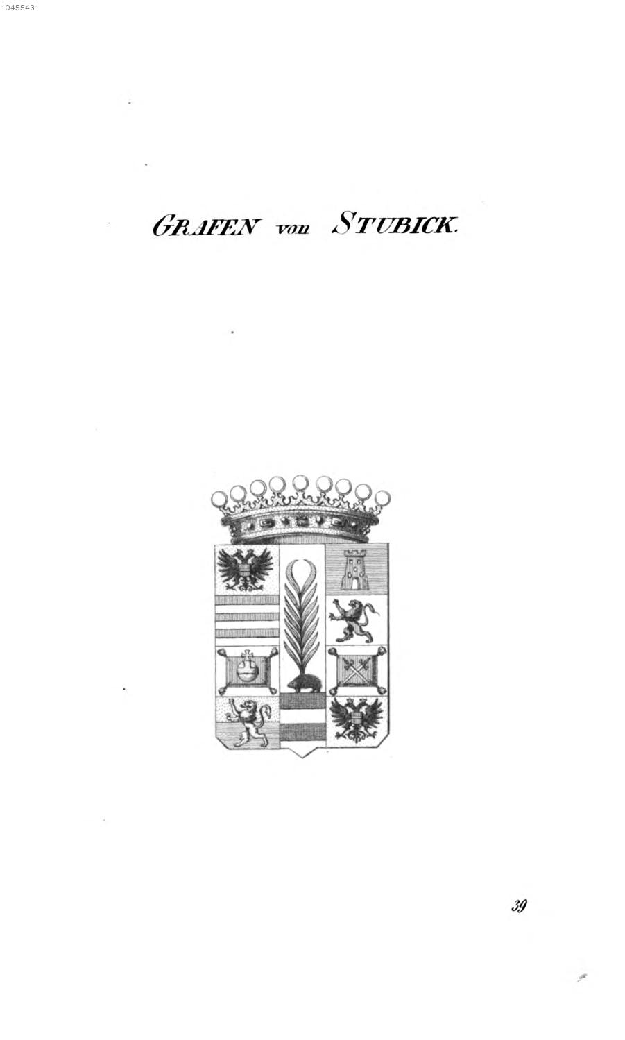 Stubick — Tyroff オーストリア君主国紋章集の原図