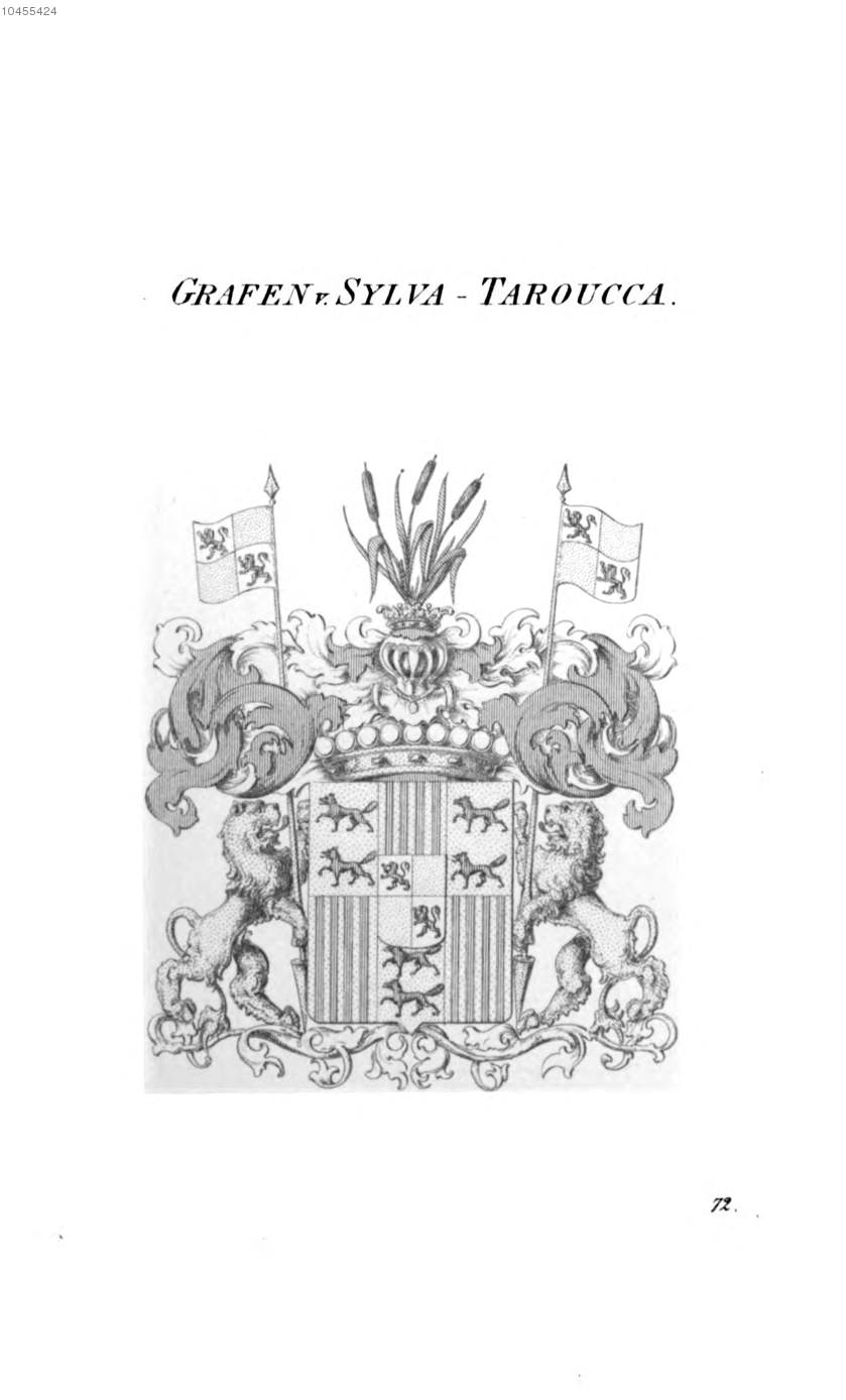 Sylva Taroucca — Tyroff オーストリア君主国紋章集の原図