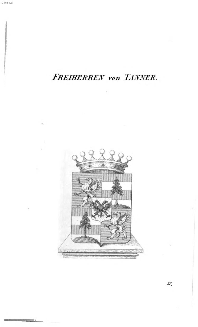 Tanner — Tyroff オーストリア君主国紋章集の原図