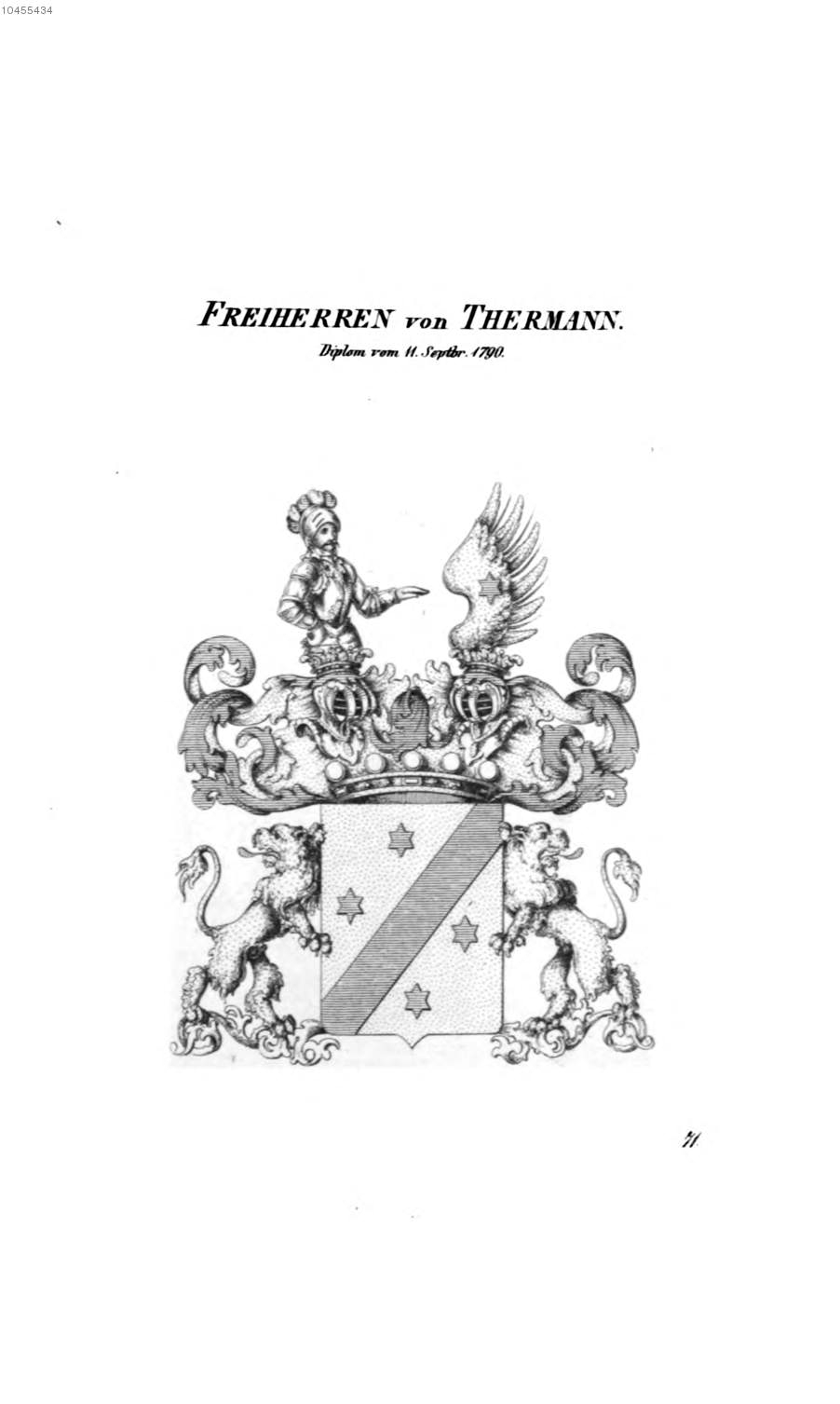 Thermann 2 — Tyroff オーストリア君主国紋章集の原図