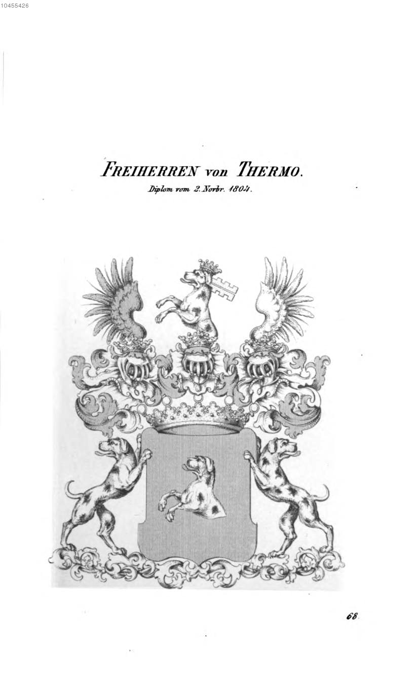 Thermo — Tyroff オーストリア君主国紋章集の原図