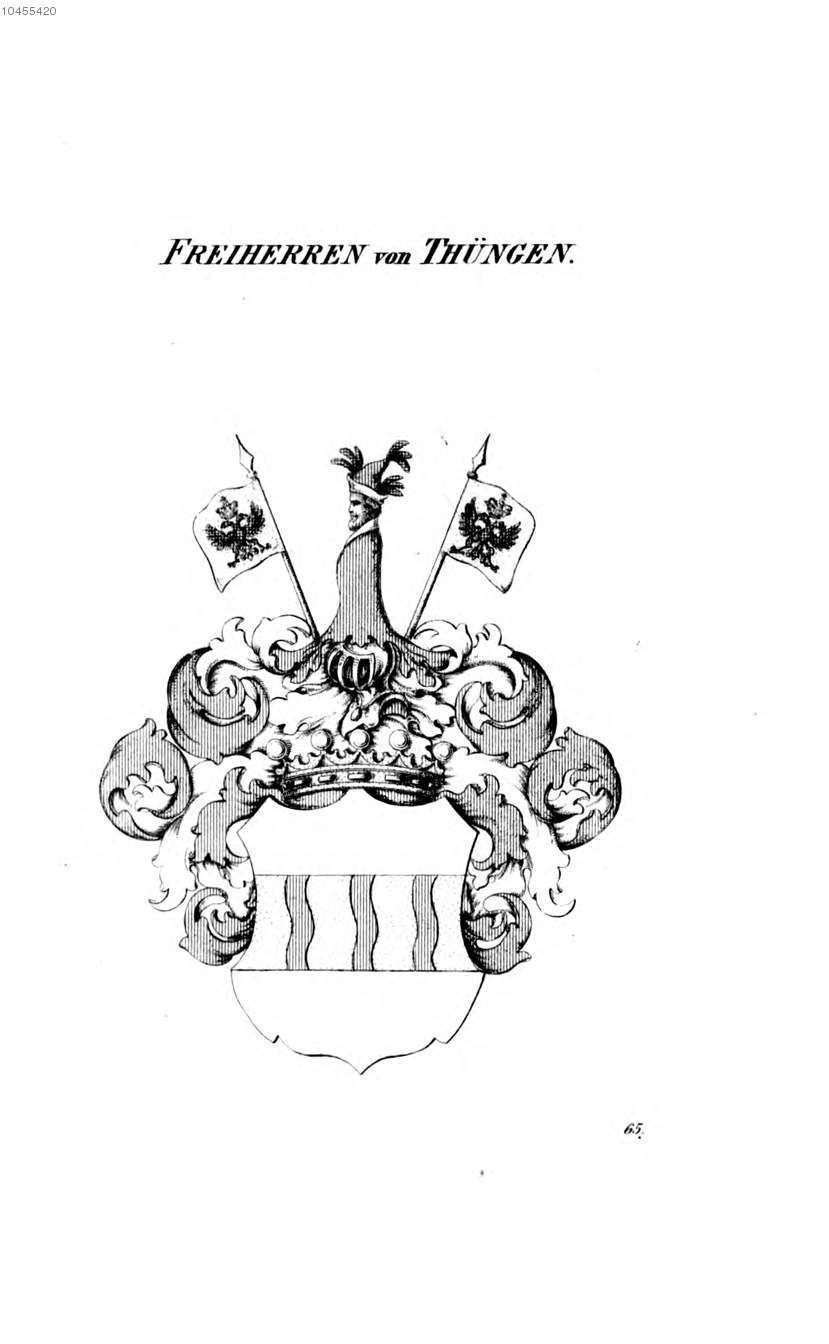 Thüngen — Tyroff オーストリア君主国紋章集の原図