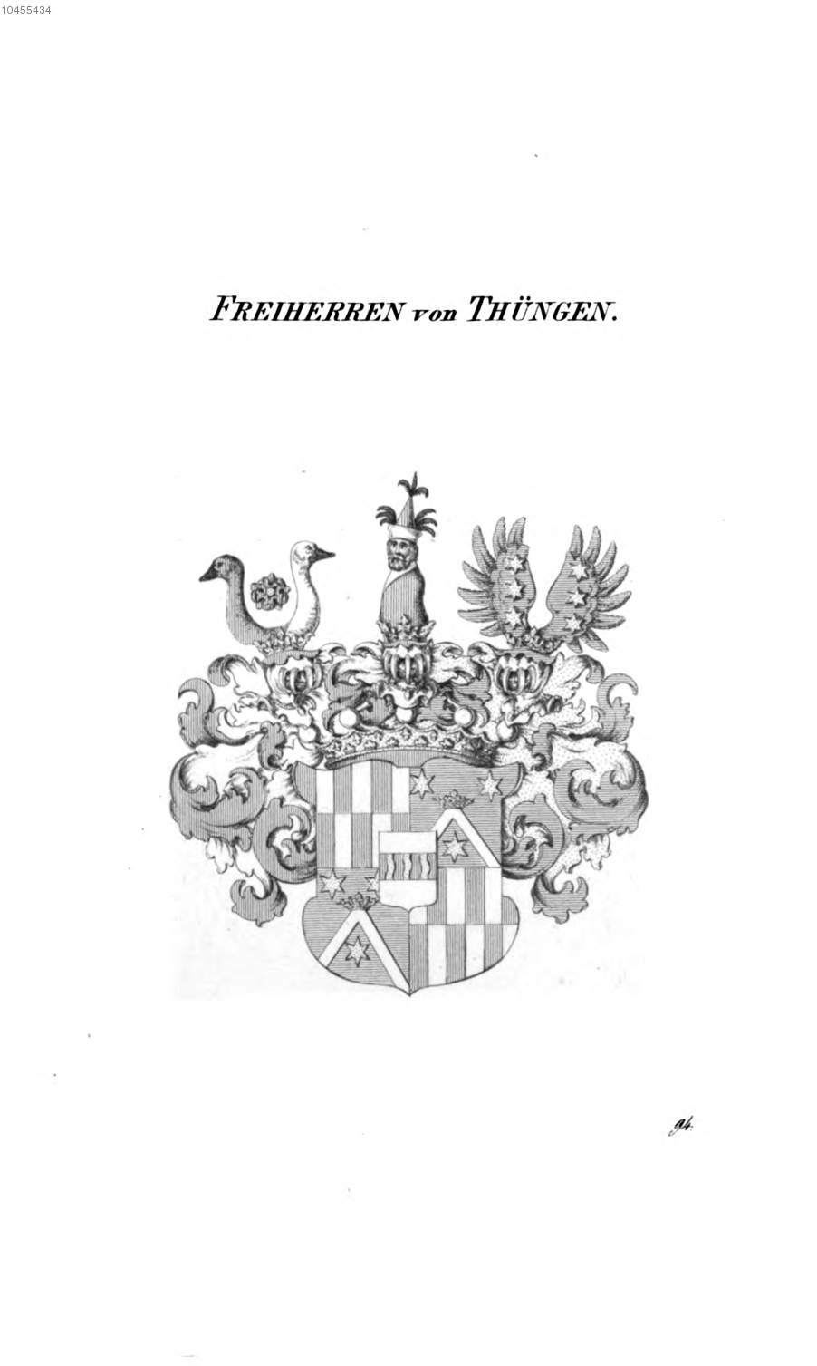 Thüngen 2 — Tyroff オーストリア君主国紋章集の原図