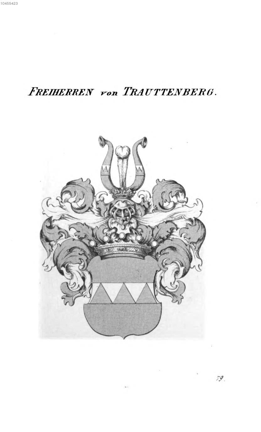 Trauttenberg — Tyroff オーストリア君主国紋章集の原図