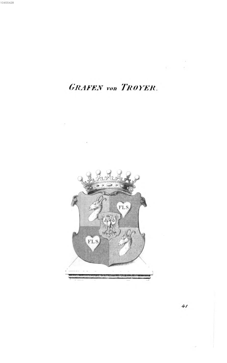 Troyer 3 — Tyroff オーストリア君主国紋章集の原図