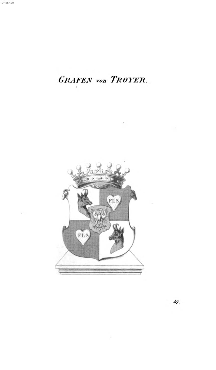 Troyer 4 — Tyroff オーストリア君主国紋章集の原図