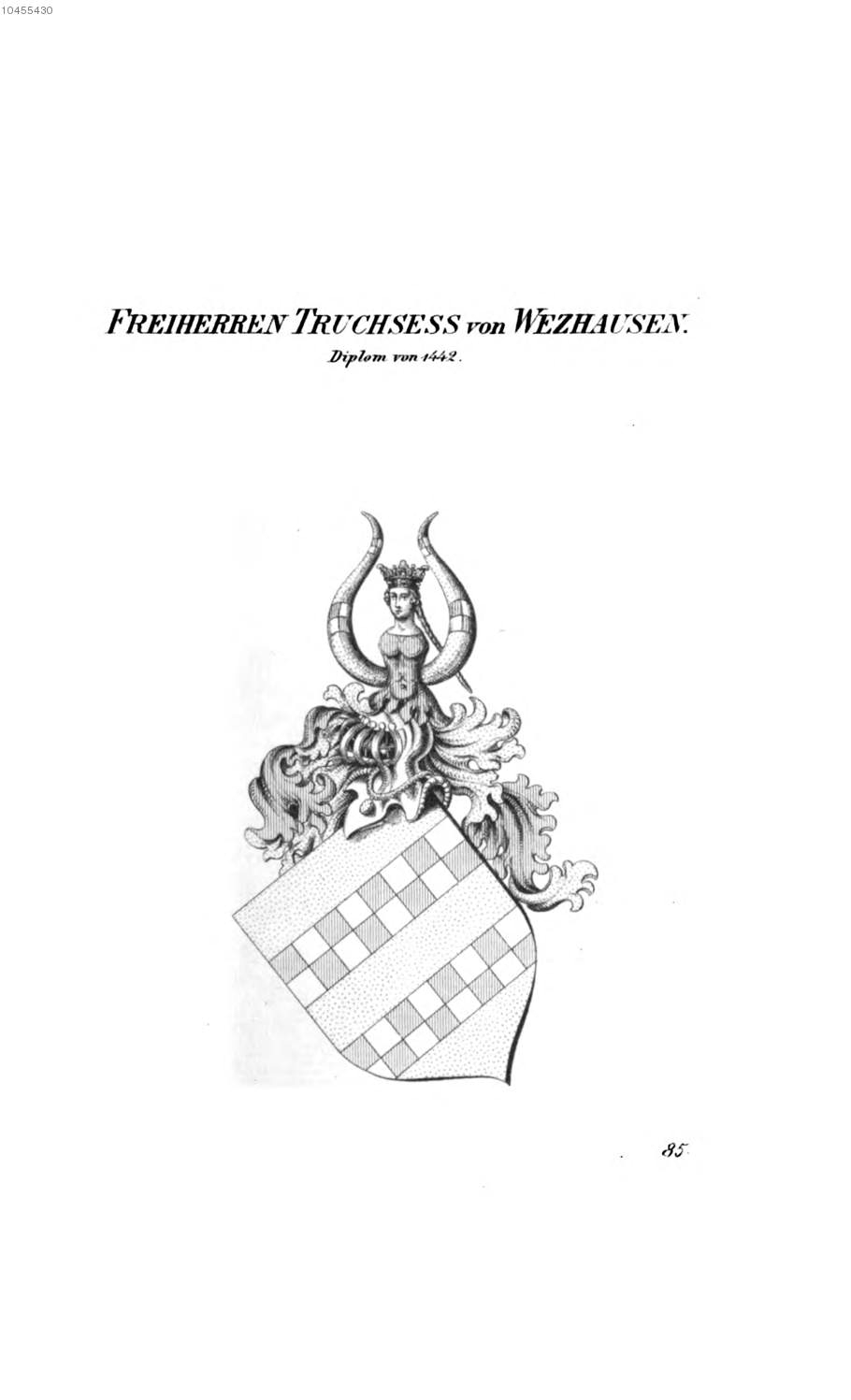 Truchsess von Wetzhausen 2 — Tyroff オーストリア君主国紋章集の原図