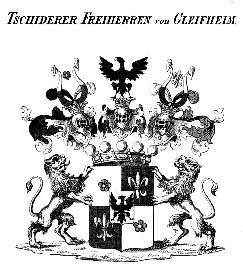 Tschiderer von Gleifheim 2 — Tyroff オーストリア君主国紋章集の原図