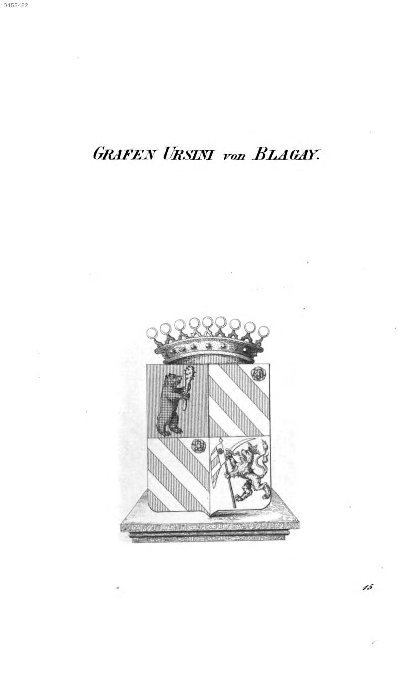 Ursini von Blagay 2 — Tyroff オーストリア君主国紋章集の原図