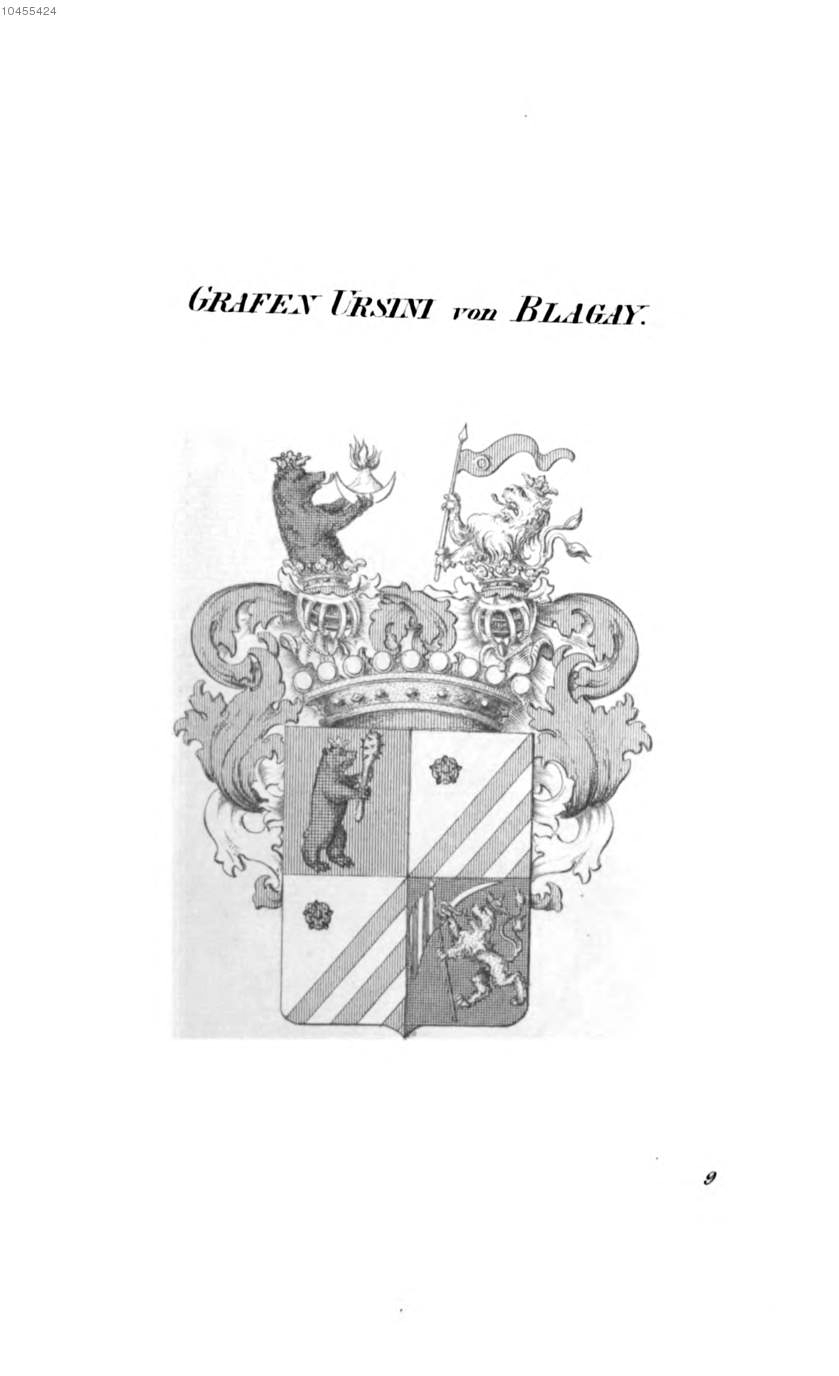 Ursini von Blagay 3 — Tyroff オーストリア君主国紋章集の原図
