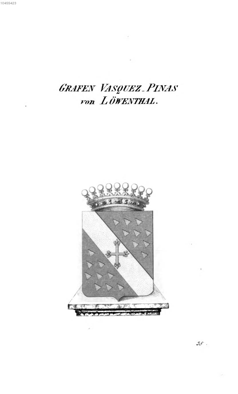 Vasquez Pinas von Löwenthal 1 — Tyroff オーストリア君主国紋章集の原図