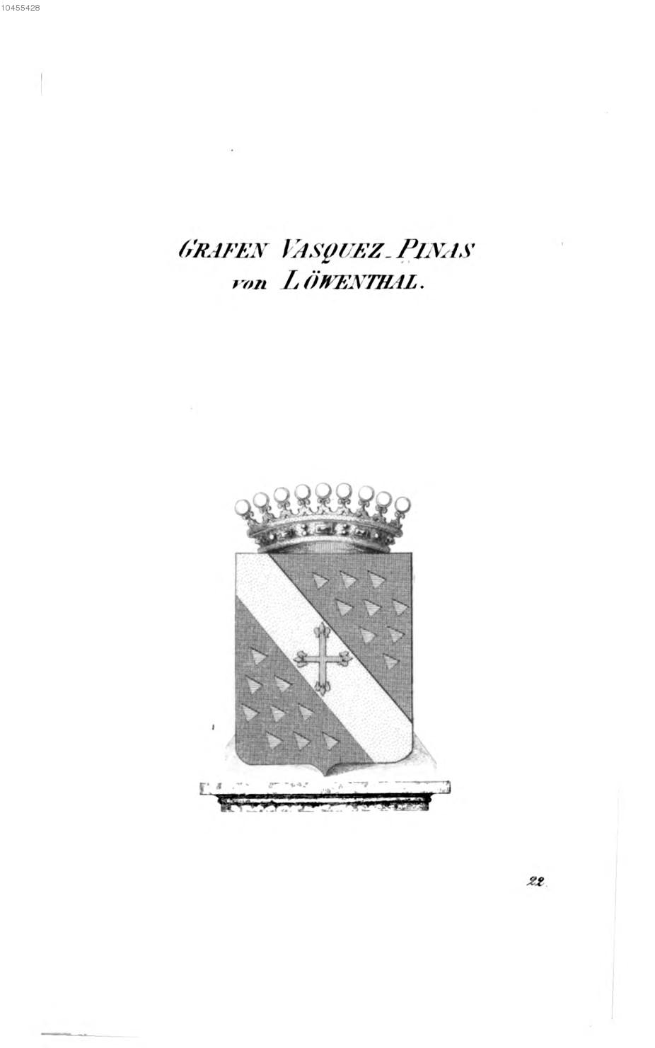 Vasquez Pinas von Löwenthal 2 — Tyroff オーストリア君主国紋章集の原図