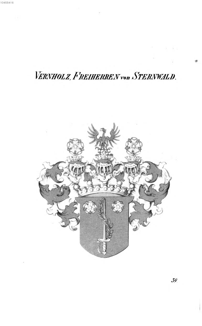 Vernholz von Sternwald 1 — Tyroff オーストリア君主国紋章集の原図
