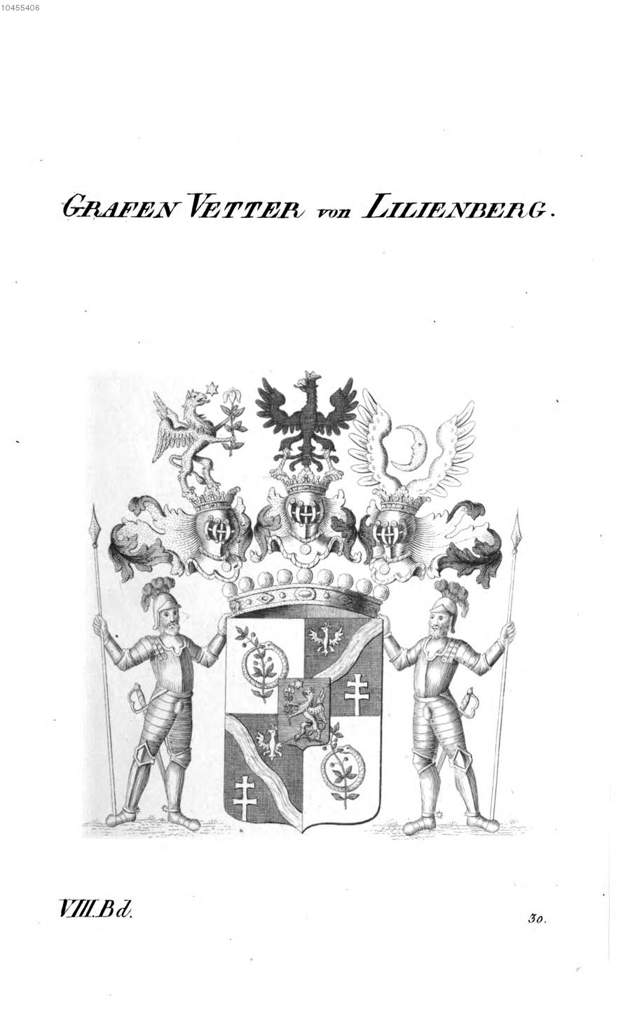 Vetter von Lilienberg 2 — Tyroff オーストリア君主国紋章集の原図