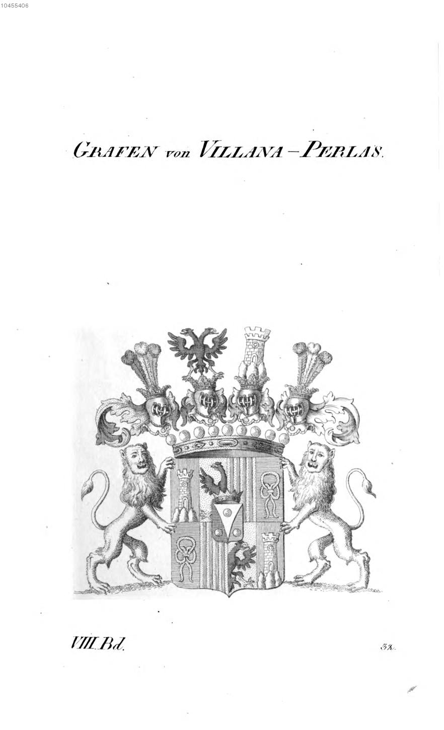 Villana Perlas — Tyroff オーストリア君主国紋章集の原図